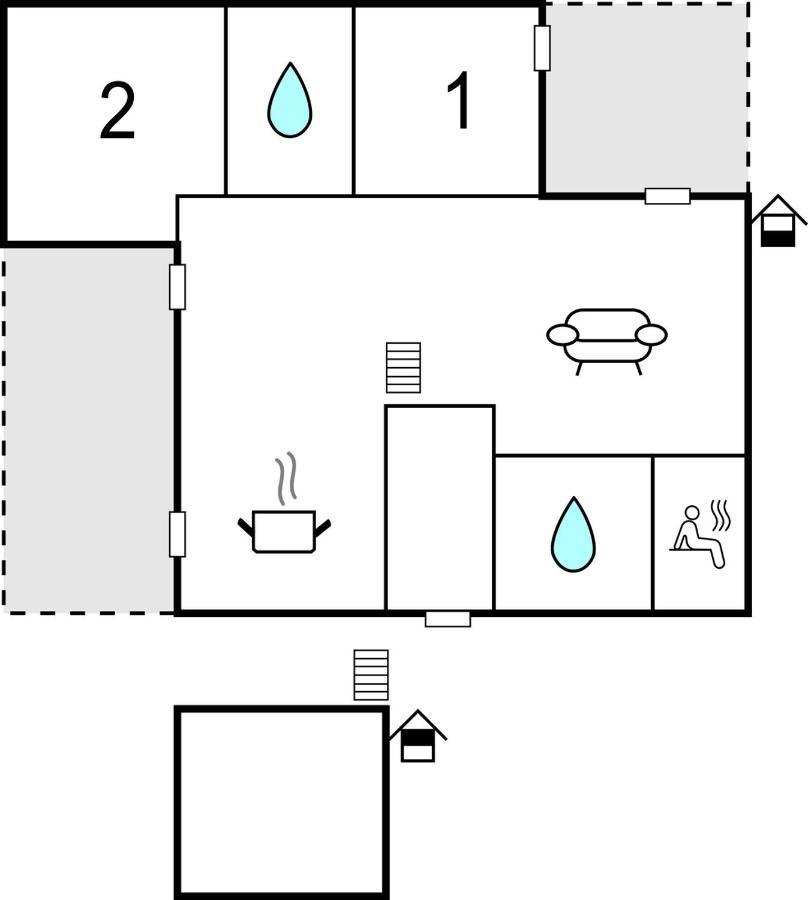 2 Bedroom Gorgeous Home In Lembruch-Duemmer See Kültér fotó